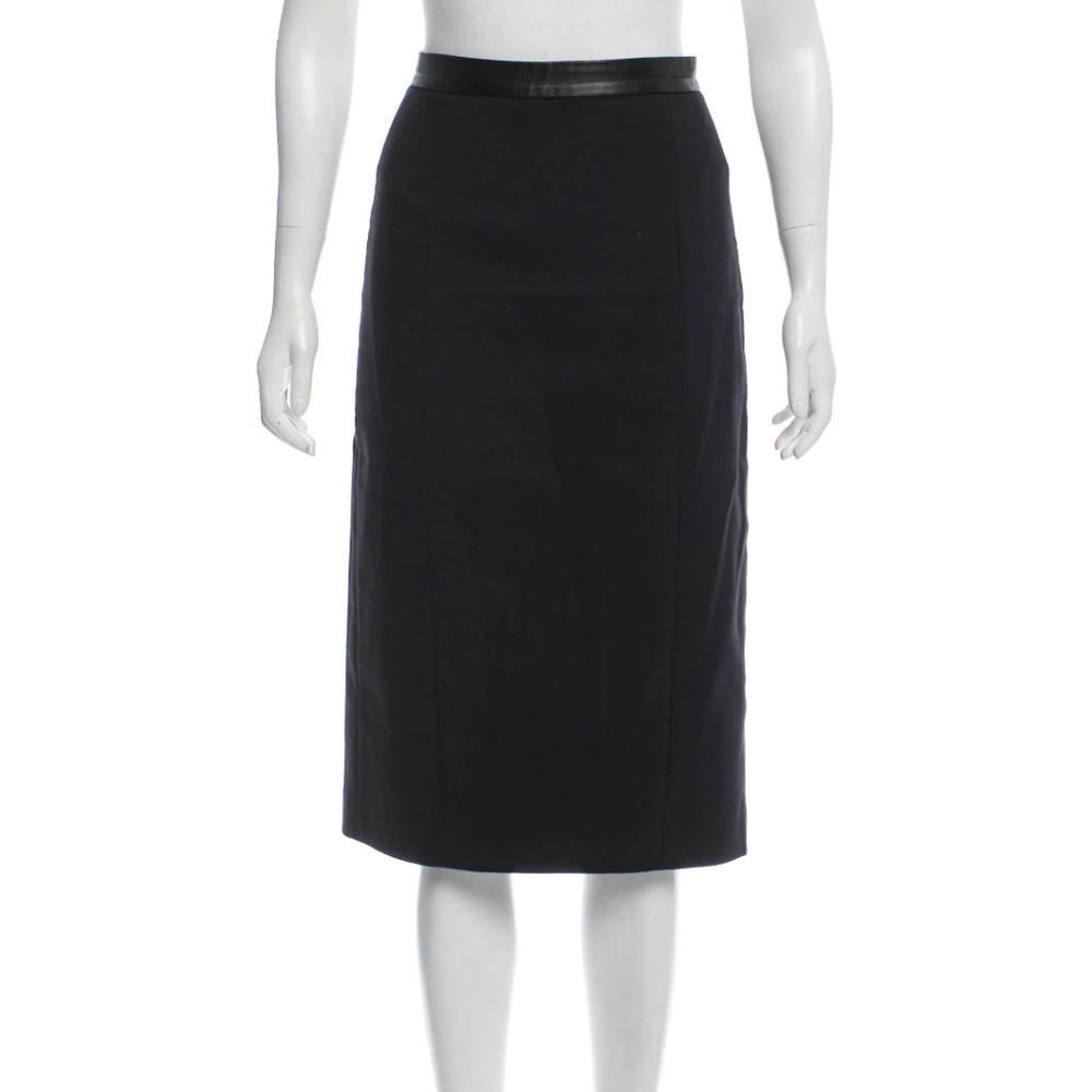 TIBI pencil skirt with leather